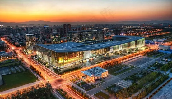 城市夜景国家会议中心图片 城市夜景国家会议中心图片