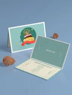 邀请函样机图片