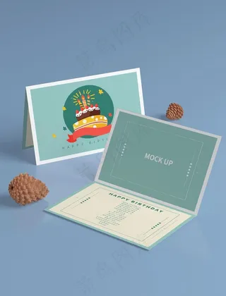 邀请函样机图片