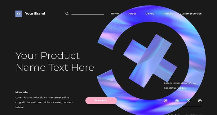 时尚 高端 抽象 渐变 背景图片