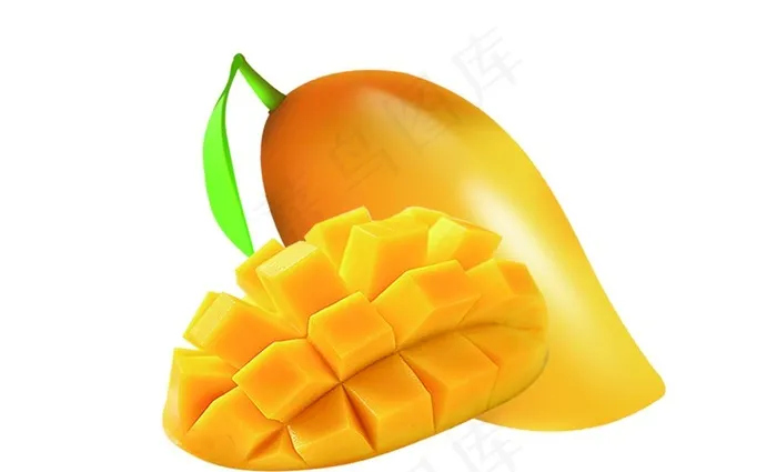 芒果图片psd模版下载