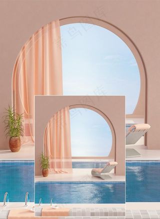 电商高清大气背景搭建素材图片