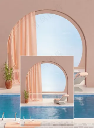 电商高清大气背景搭建素材图片