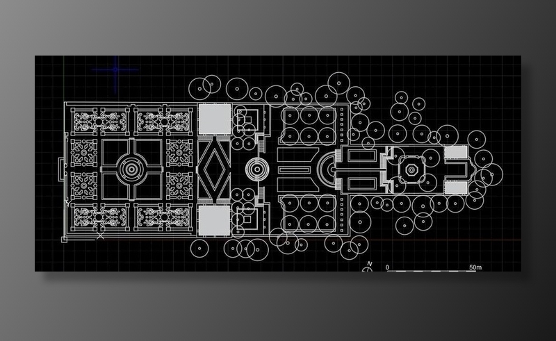 兰特庄园平面cad图片