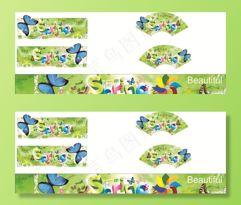 春季装饰吊牌图片