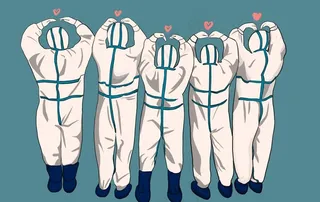 防护服医生护士图片