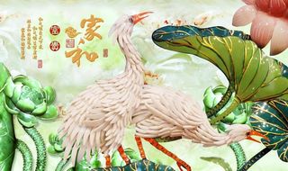 玉雕背景墙图片