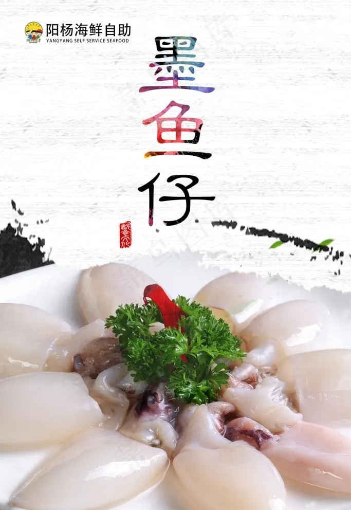 墨鱼仔图片(3543X5315(DPI:150))psd模版下载