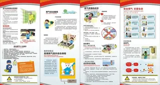 燃气安全展架图片
