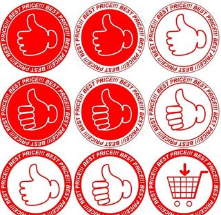 大拇指标签图片