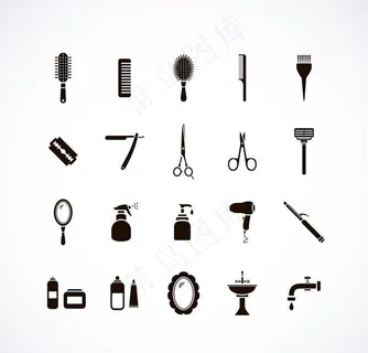 
                    理发图标美发美容图标图片
            