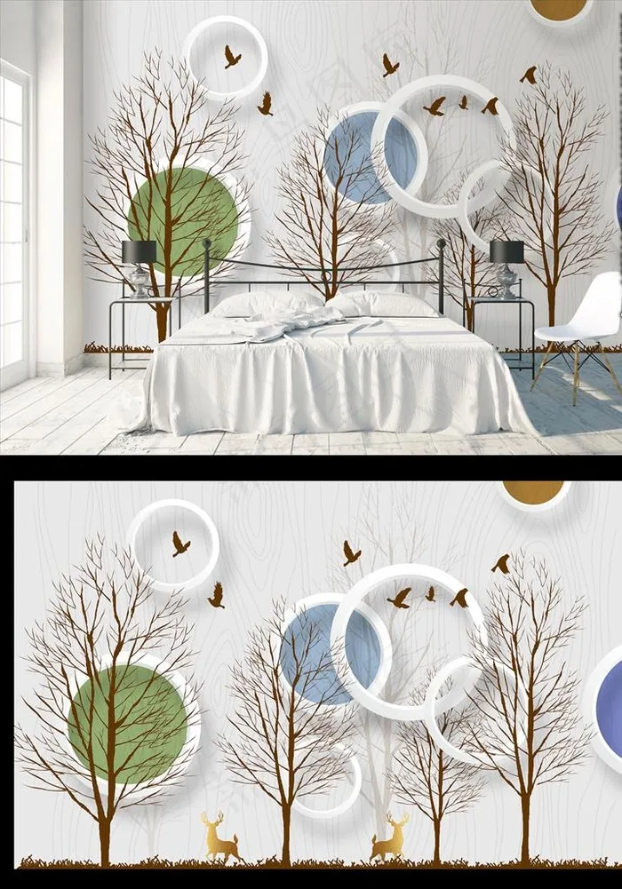 现代背景墙图片(9071X5669(DPI:72))psd模版下载