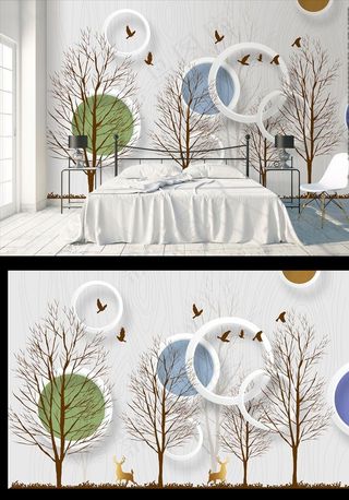 现代背景墙图片