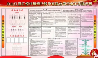 银行工会工作揭示板图片