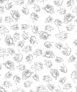 大牌 线条花 潮流 乱花图片