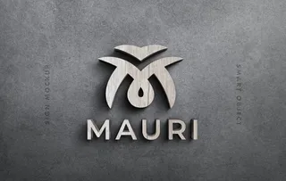 高端立体浮雕logo样机图片