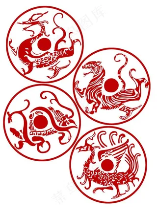 玄武朱雀青龙白虎图片