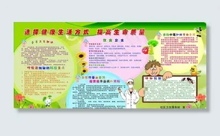 健康展板图片