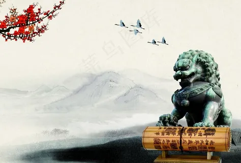 中国风背景图图片