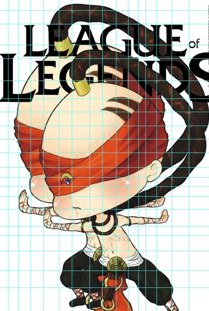 英雄联盟  LOL 盲僧图片(2480X3508(DPI:300))psd模版下载