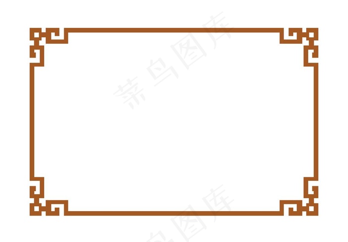 中国风 边框图片ai矢量模版下载
