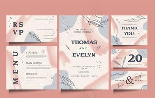 精美邀请函图片