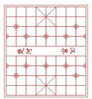 矢量象棋棋盘图片