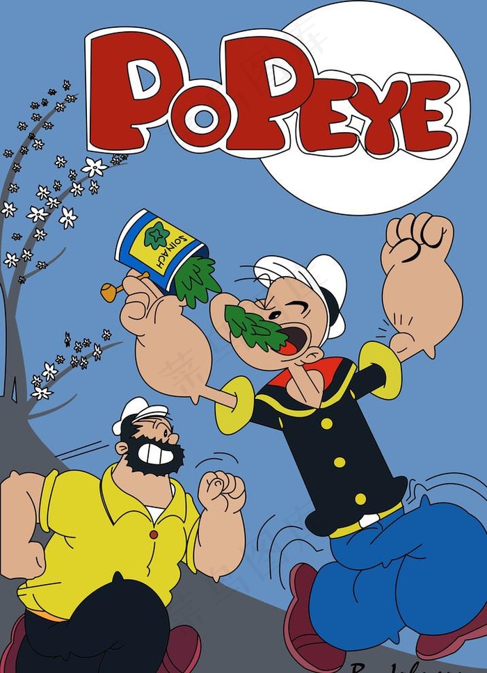 大力水手和布鲁托图片