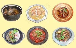 美食分层素材图片