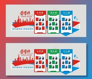 荣誉榜文化墙图片