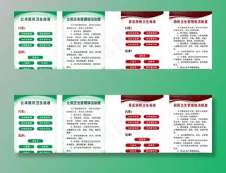 公共厕所卫生标准图片