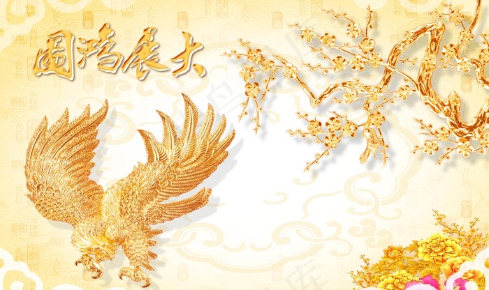 玉雕背景墙图片(9071X5669(DPI:72))psd模版下载
