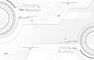 白色科技背景图片