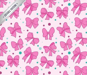 粉红色蝴蝶结图案图片