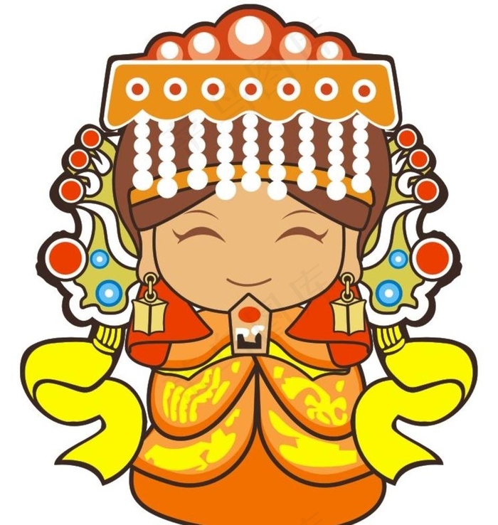 卡通妈祖图片