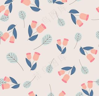 植物无缝印花图案图片