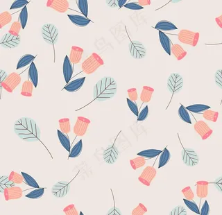 植物无缝印花图案图片