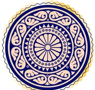 圆形花纹图片