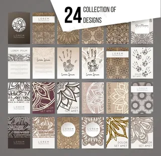 欧式花纹卡片图片