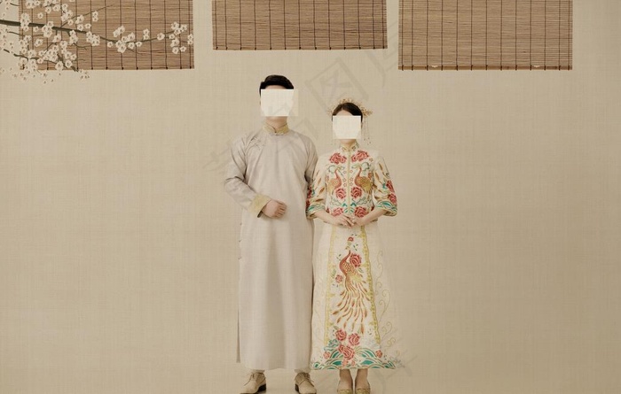 婚纱照写真 古风素材图片(5760X3840(DPI:300))psd模版下载