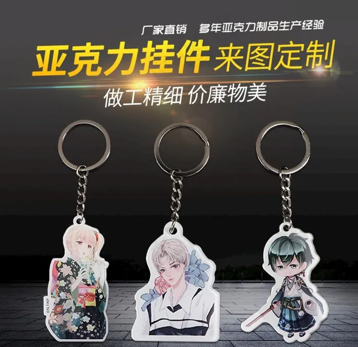 钥匙扣主图图片psd模版下载