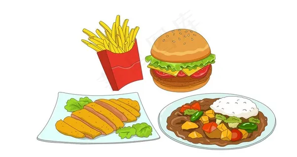 快餐图片