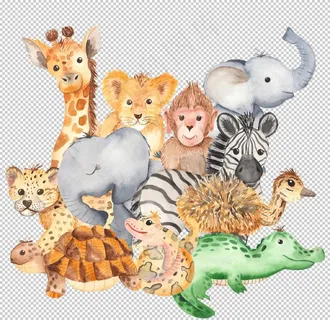 水彩插画动物图片 水彩插画动物图片
