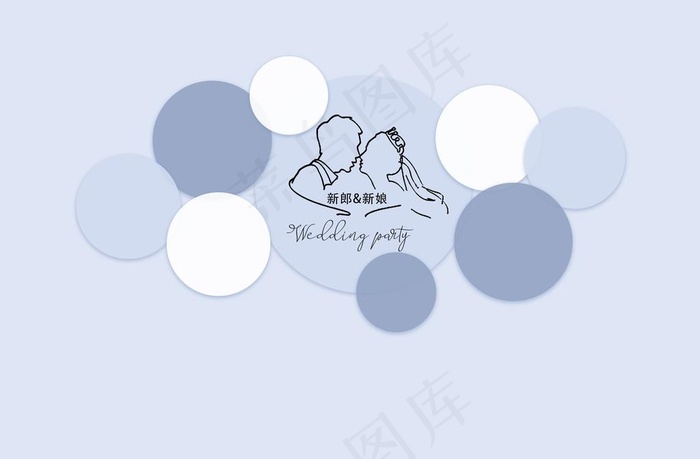 泰式婚礼 蓝色婚礼 灰蓝色婚礼图片