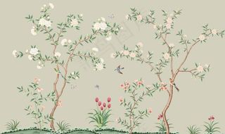 新中式花鸟工笔画图片