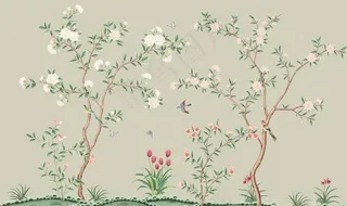 新中式花鸟工笔画图片