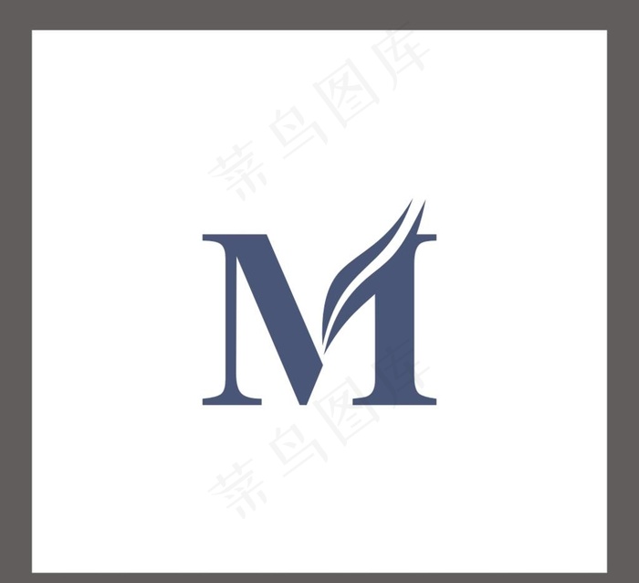 字母M标志设计图片cdr矢量模版下载