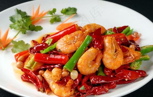 招牌香辣虾图片