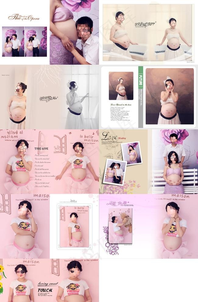 婚纱模板图片