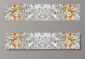 豹纹 手绘花图片